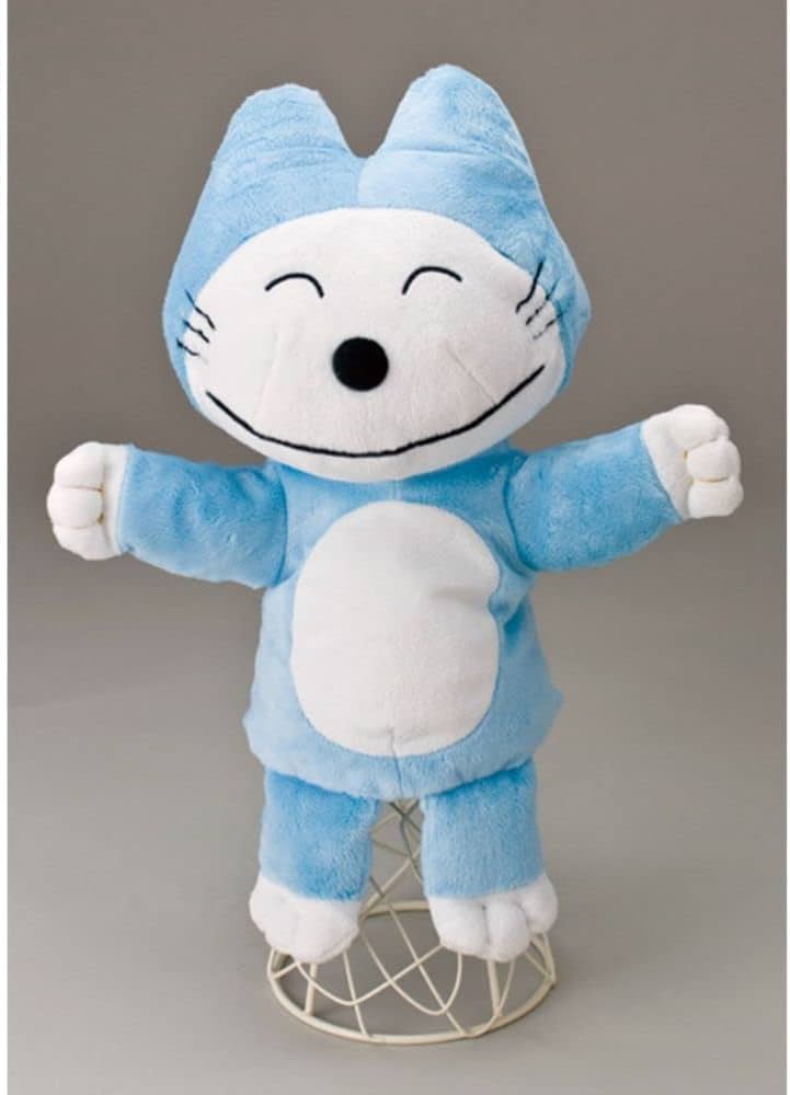 新品　11ぴきのねこ　パペット　ブルー　猫　ネコ フィンガーパペット 11ぴきのねこ ブルー | 絵本ナビ ｜ グッズ